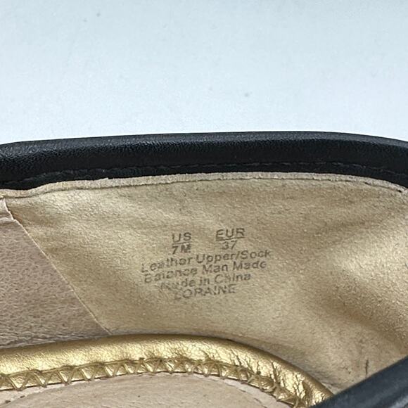 SAM EDELMAN Loraine Leather Horsebit Loafers Black Sz 7 $150 - Picture 8 of 8